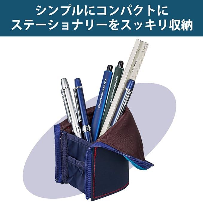 KOKUYO NeoCritz Pen Case That Transforms Into a Pen Stand - NihonMura