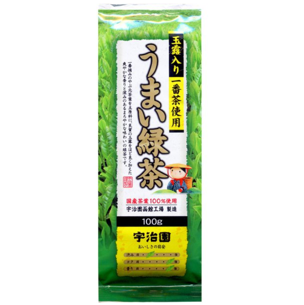Ujien Delicious green tea with Gyokuro using Ichibancha 100g