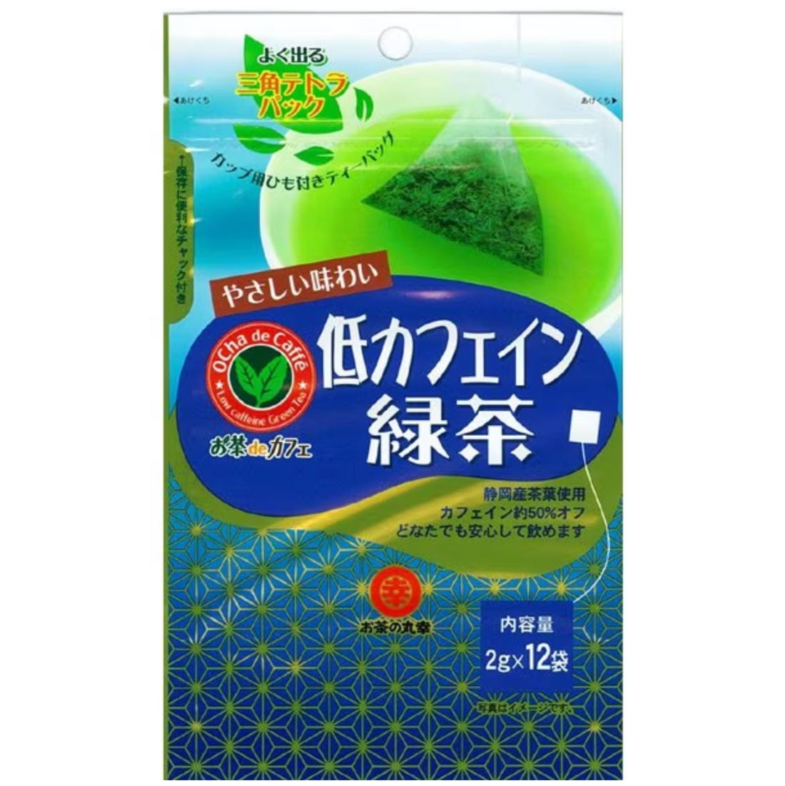 Ochanomaruko Low Caffeine Green Tea Tea Bags 24g (2g x 12 pieces)