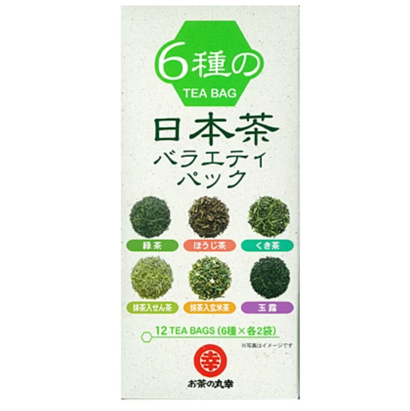 Ochanomaruko 6 types of Japanese tea variety P 24g