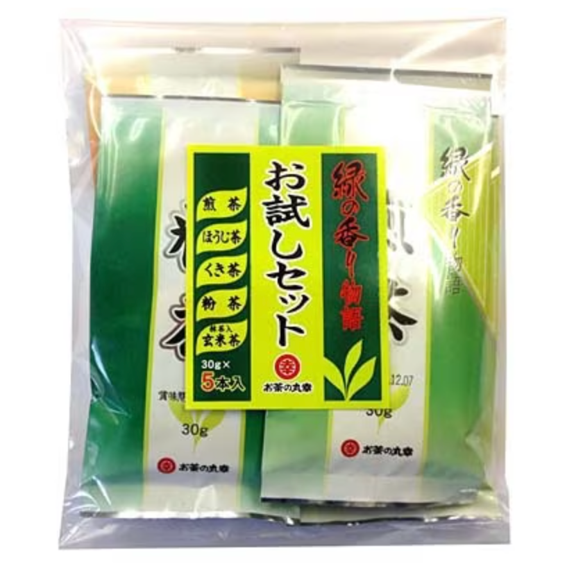 Ochanomaruko Midori Green Tea Trial Set 150g