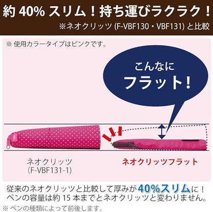 Kokuyo Pencil Case, Neo Critz Flat - NihonMura