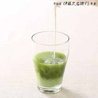 Ito Kuemon Uji Matcha Dark Green Tea (Sweetened) Powder 130g Bag Matcha Drink - NihonMura