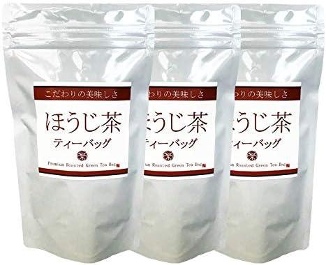 Sticky Hojicha Tea Bags 3g ×20 pieces× 3 packs | The aroma is irresistible | Comes with a convenient leash - NihonMura