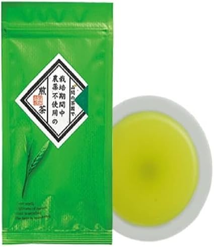 Pesticide-free tea grown without using pesticides 100g green tea Japan tea Shizuoka tea deep steamed sencha