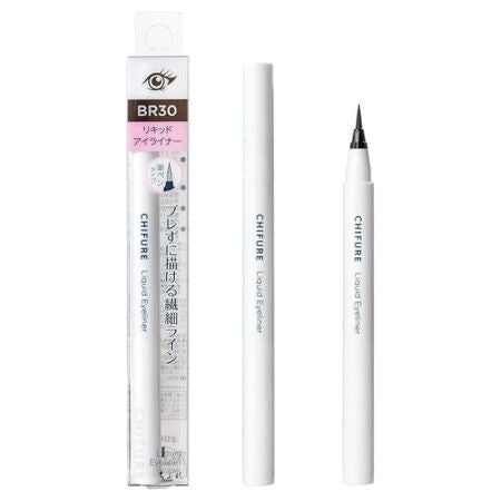 Chifure Liquid Eyeliner Brush Pen Type BR30 Dark Brown