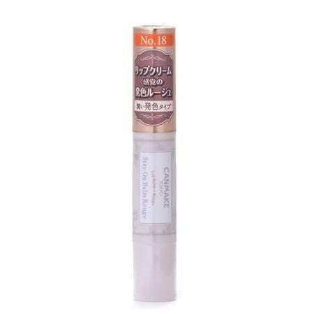 Canmake Stay-On Balm Rouge 18 Brownish Mandarin