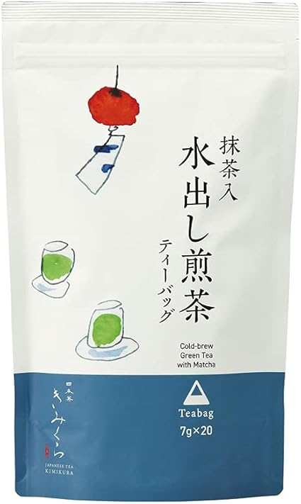 Matcha Brew Sencha Tea Bag (7g×20pcs (no tag) Deep steamed tea Cold tea Cold brew tea