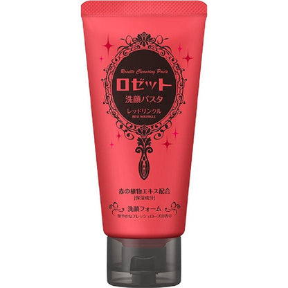 Rosette Facial Cleansing Pasta Red Wrinkle 120g - NihonMura