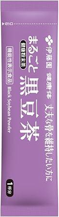 【Itoen Health Body Official Mail Order】Marugoto Black Bean Tea Powder Stick ×30 Sticks [Food with Functional Claims] Soy Isoflavones Gentle Taste - NihonMura