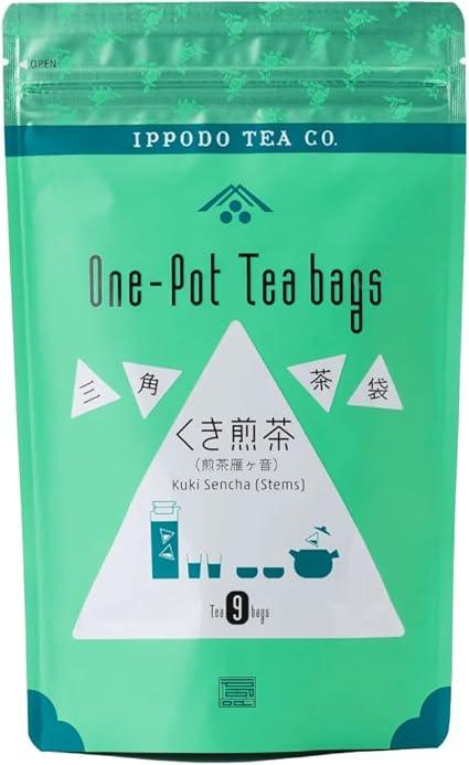 Ippodo Tea Shop Triangle Tea Bag Kuki Sencha 9 bags - NihonMura