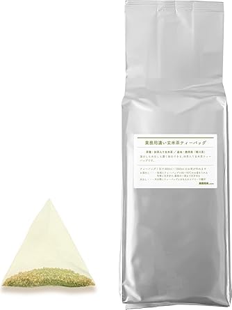 Dark Genmaicha Tea Bag Genmaicha Tea Bag with Matcha Tea Bag 1kg (5g×200p) Commercial Hot Water Brew Cold Brew