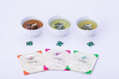 Gyokuro, Sencha, Hojicha Set Ippodo Tea Shop Tea Bag Set 12 (4 bags each of Gyokuro, Sencha, and Hojicha) | Japan Tea Kyoto Roasted Tea - NihonMura