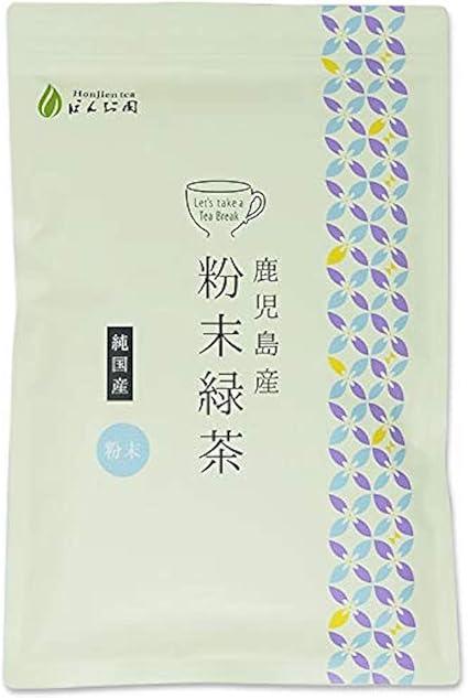 Eating Tea Kagoshima Powdered Green Tea Honjien tea Japan Tea Sencha Powder Large Capacity 220g - NihonMura