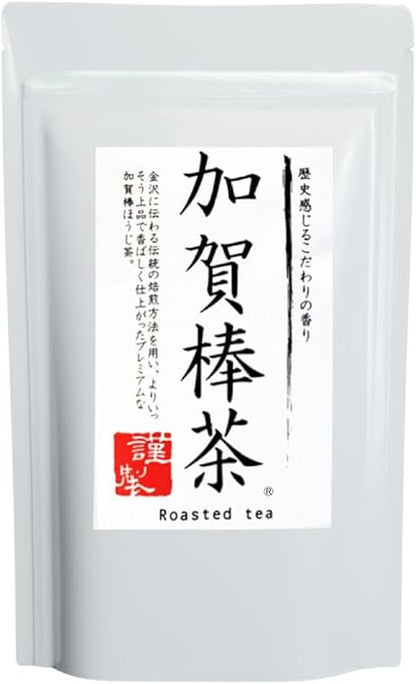 【Sunpudo Tea Shop】Kaga Bar Tea 90g | Kaga Ishikawa Roasting | Carefully selected scents | Comes in a chucked stand pack