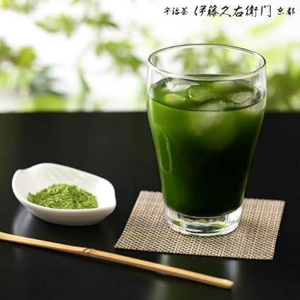 Ito Kuemon Uji Matcha Dark Green Tea (Sweetened) Powder 130g Bag Matcha Drink - NihonMura