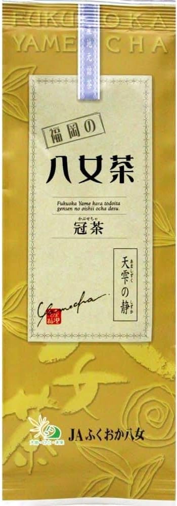 Yame Tea Tenzuku no Shizuka ( Amashizuku no Shizuka ) 100g Crown Tea Refreshing Tea JA Fukuoka