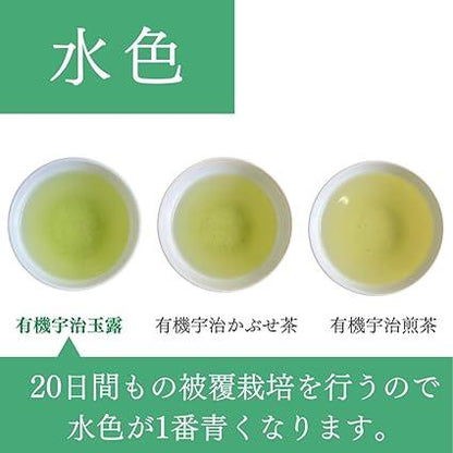 Tea Sunshine Garden Organic Cultivation Kyoto Uji Gyokuro Kyoto Prefecture 50g - NihonMura