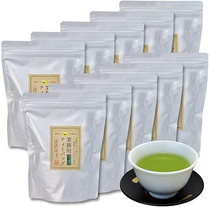 Commercial Green Tea, Deep Steamed Tea, Shizuoka Tea, Cold Brew, 5g×100 Packets (10 bag)