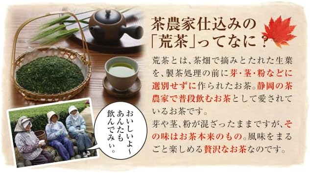 Inabaen Tea Deep Steamed Tea Rough Tea Making Shizuoka Advanced Ara Tea Rough Tea Making 100g 2 Pieces Set Tea Leaves Health Tea