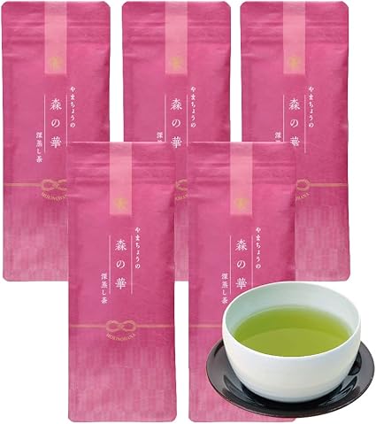 Deep Steamed Tea Mori no Hana Shizuoka Prefecture Green Tea Tea Japan Tea Tea Leaves Leaf Luxury (50g×5 Bag)