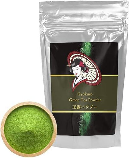 500g [Superior Ceremonial Grade Yame Gyokuro Matcha Green Tea Powder] - NihonMura