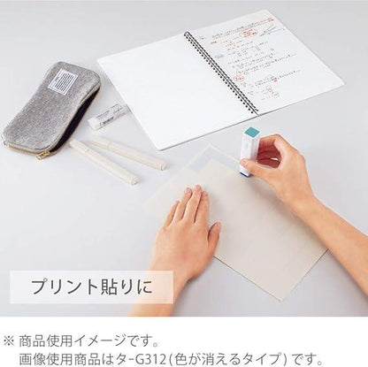 KOKUYO GLOO Color-disappearing Stick Glue, S Size, 5 Pieces - NihonMura