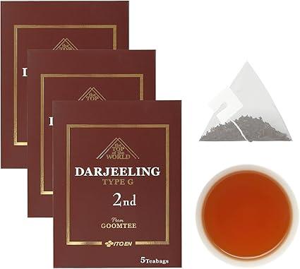 Darjeeling 2nd Flash Type G Tea Bag 3g×5 bags× 3 pieces - NihonMura