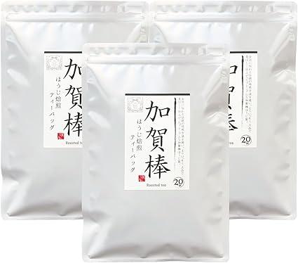 【Sunpudo Tea Shop】Kaga Bar Roasted Tea Bag | Kaga Ishikawa Roasting | Carefully selected scents | With zipper (3) - NihonMura