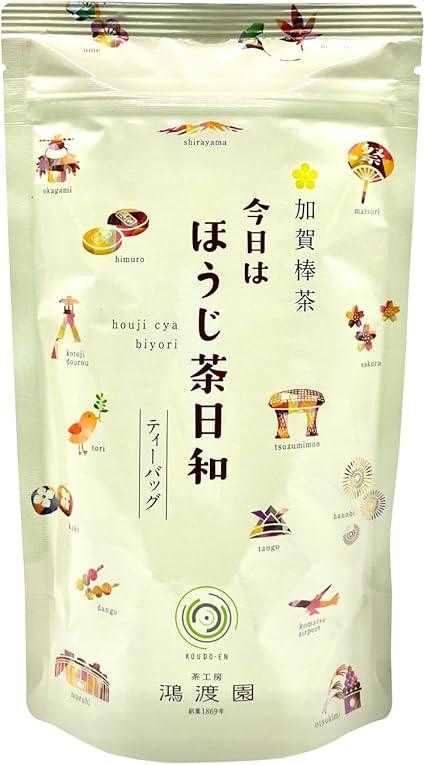 Konotoen Kaga Bar Tea Hojicha Hiwa Tea Bag 3g × 12 Packets White Stick Shallow Roast Ichiban Stick More than 150 years in business Original roasting - NihonMura