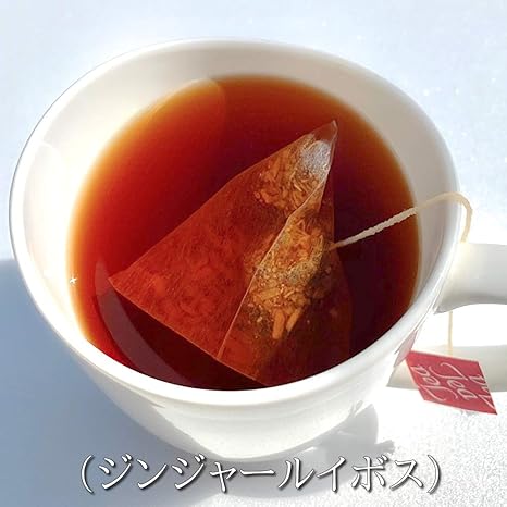 Dark Ginger Rooibos Tea Non-Caffeine 60 Tea Bags 150g (2.5g×60TB)