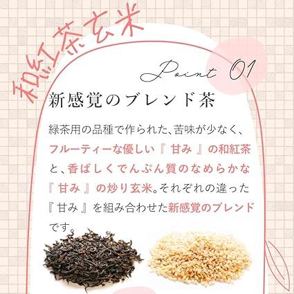 Mizutama Farm Tea House Easy Tea Bag (Japanese Black Tea Brown Rice 2g×100p) - NihonMura