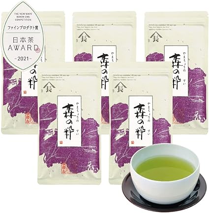 Deep Steamed Tea Mori no Sui Shizuoka Prefecture Green Tea Tea Leaf Leaf Luxury (100g×5 bag)