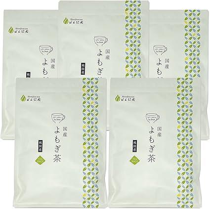 Large Capacity Honjien tea Health Tea Domestic Wormwood Tea Tea Bag 3g×50 Packets×5 Bags Set - NihonMura