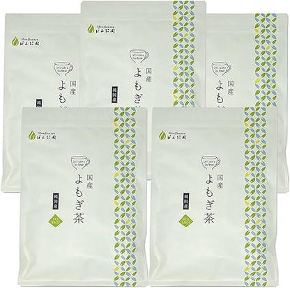 Large Capacity Honjien tea Health Tea Domestic Wormwood Tea Tea Bag 3g×50 Packets×5 Bags Set - NihonMura