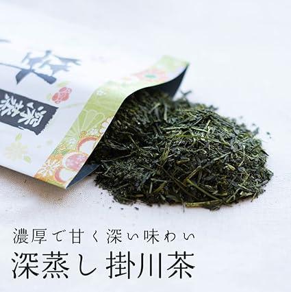 Shizuoka Kakegawa Tea Deep Steamed Aracha Kabusecha Kakegawa Kakegawa Tea 100% Fukamushi Tea Satsugu Honsei Tea Shizuoka Tea Sencha Green Tea Tea Leaves Teapot Catechin (Kakegawa Tea 80g×1) - NihonMura