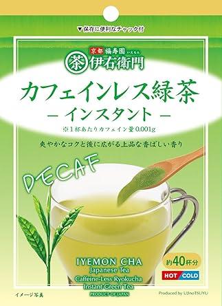 Iemon Decaffeinated Instant Green Tea 32g - NihonMura