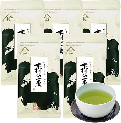 Mori no Kaoru Green Tea Tea Leaves Deep Steamed Tea Shizuoka Leaf Everyday Use (100g×5 bags)