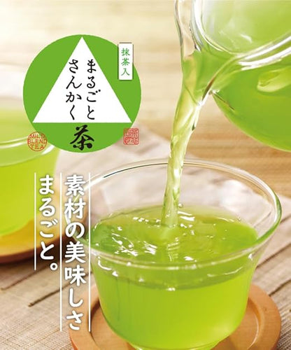 Matcha Filled Marugoto Sankakucha Pot (5g×40pcs) Roasted Rice Blend Tea Life