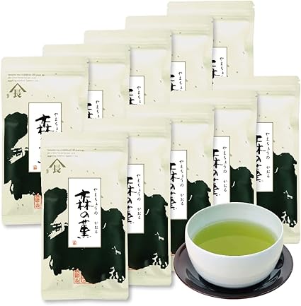 Mori no Kaoru Green Tea Tea Leaves Deep Steamed Tea Shizuoka Leaf Everyday Use (100g×10 bags)