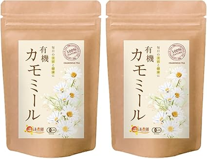 Onkatsu Farm Organic Chamomile Tea Tea Bag 1.5g×30 Packets 2 Bags Set Herbal Tea Relax Caffeine Non-Caffeine