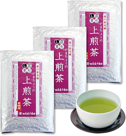 Deep Steamed Tea, Tokuyo, Kamisencha, Tea Leaves, Cold Brew, Catechin, Shizuoka, High-Grade Shincha (500g×3 bags)