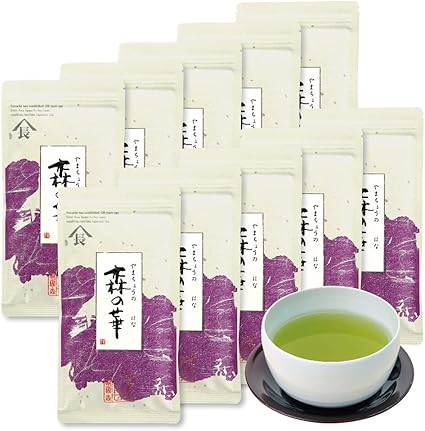 Mori no Hana Tea Tea Leaves Deep Steamed Tea Shizuoka Leaf Luxury (100g×10 bag)