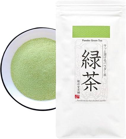 Green Tea Powder 90g×1 Pack | Powdered tea that dissolves quickly | Instant Tea | Zippered Bag (1)