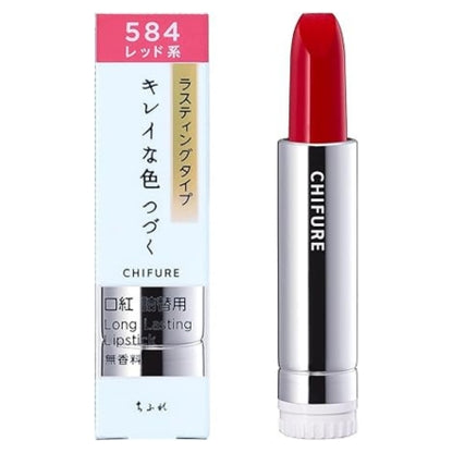 Chifure Lipstick Lasting Type 584 Red