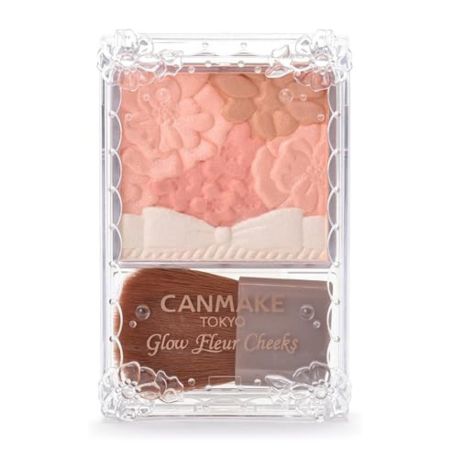 Canmake Powder Glow Fleur Cheeks 03 Fairy Orange Fleur