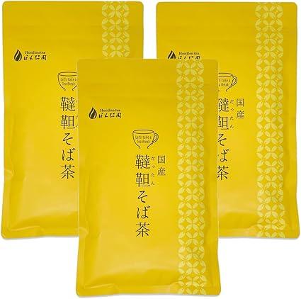 Honjien tea Health Tea Domestic Shaoling Buckwheat Tea Grain 150g × 3 Bags Set - NihonMura