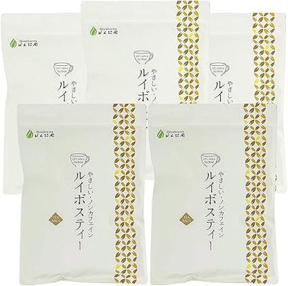 Honjien tea Health Tea Rooibos Tea Tea Bag 2.5g ×100 Packets×5 Bags Set - NihonMura