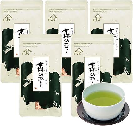 Mori no Shizuku, Tea, Tea Leaves, Deep Steamed Tea, Shizuoka Green Tea, Leaf (100g×5 bags)