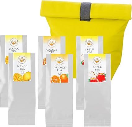 [Itoen Specialty Store Official] 3 kinds of fruit black tea tea bags + cold and warm bag set mango tea orange tea apple tea - NihonMura